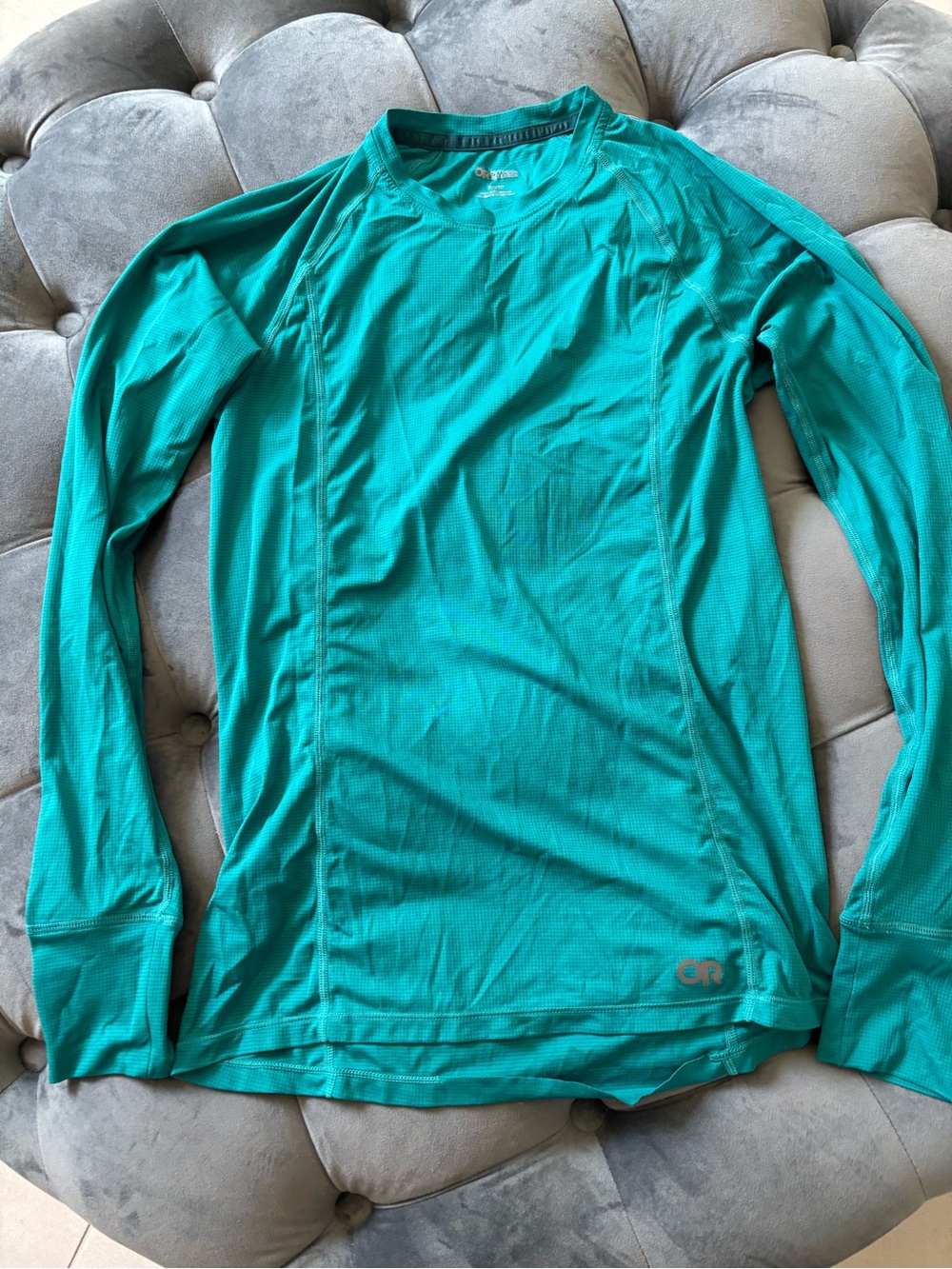 Outdoor Research Echo Teal Deep Lake Long Sleeve Women XSmall